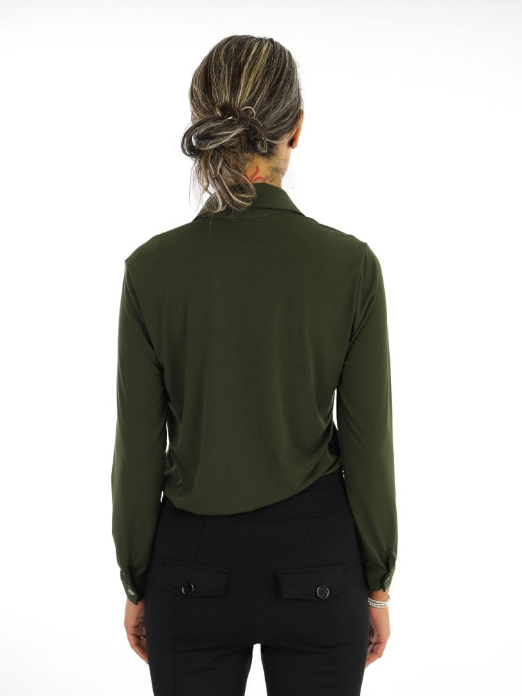 basic-travelstof-blouse-van-thombiq-in-army-groen