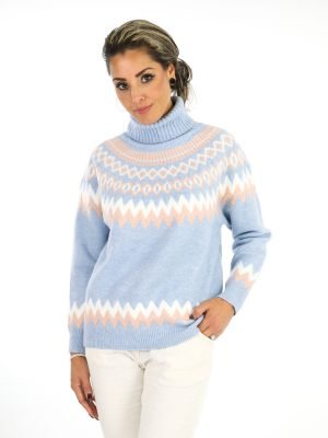 noorse-trui-in-lichtblauw-met-witte-print