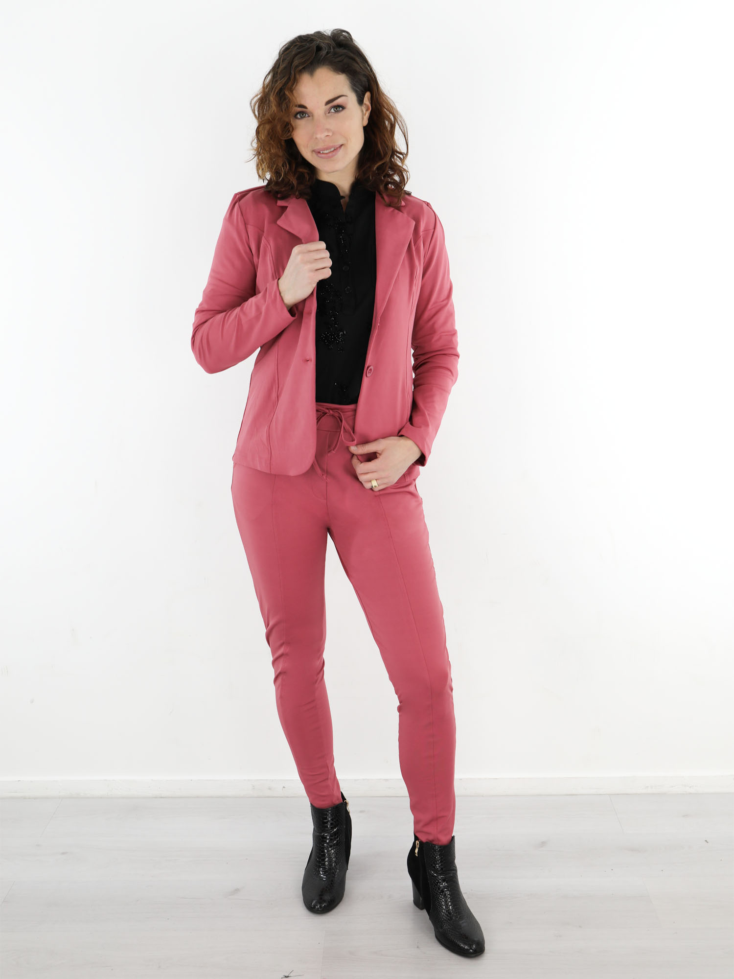 Koloniaal Saai Mars Oud roze travelstof broek van Thombiq - Fashion to Fashion