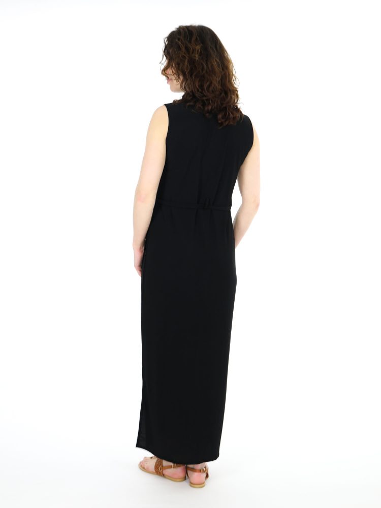 lange-travel-jurk-zonder-mouwen-van-angelle-milan-in-basic-zwart