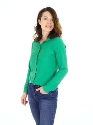 angelle-milan-travelstof-blouse-exclusive-in-basic-egaal-groen
