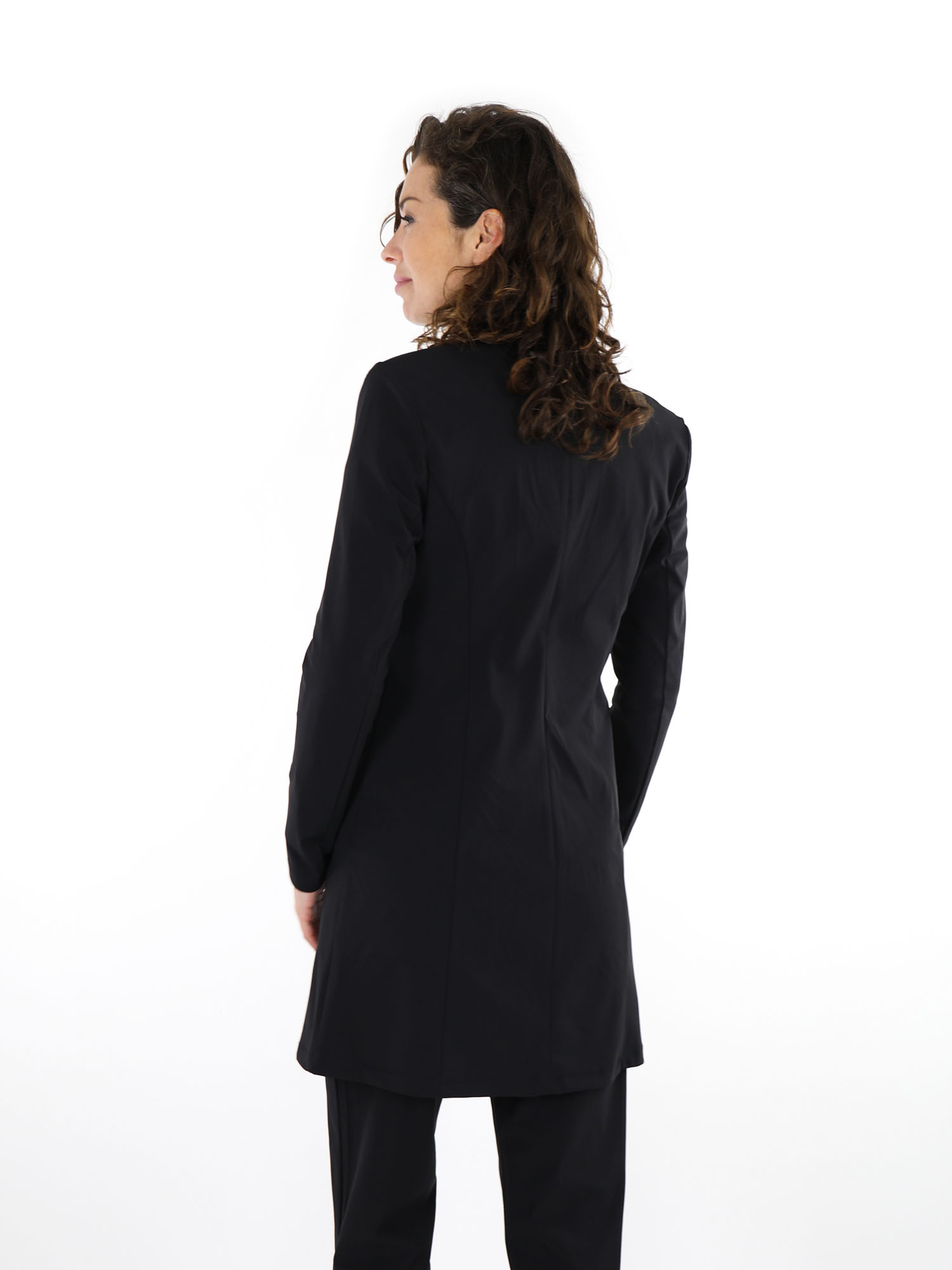 Zwarte blazer lang van Mi Piace 132 - Fashion to Fashion