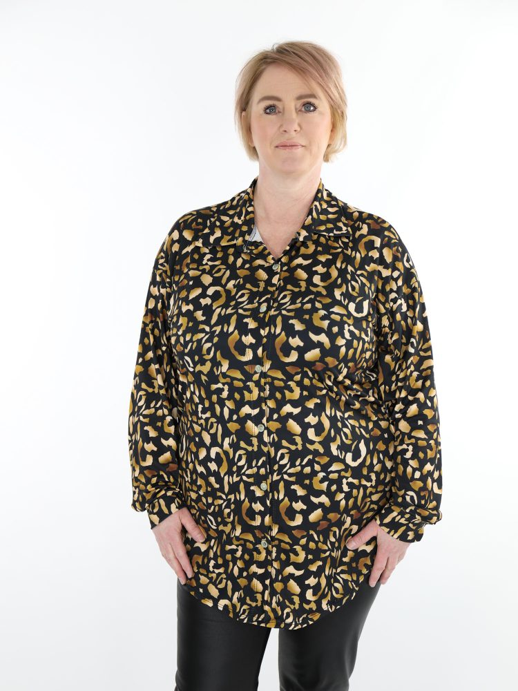 zwart-goude-blouse-met-leopard-print