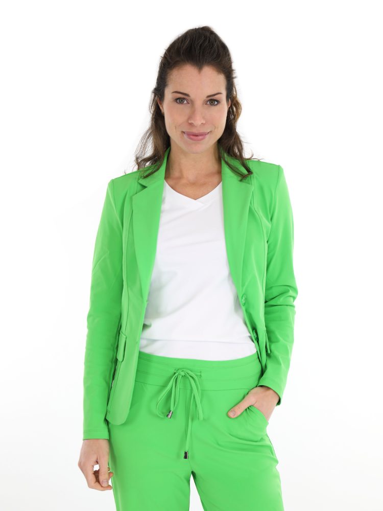 egale-travel-blazer-kort-in-appel-groen-van-mi-piace
