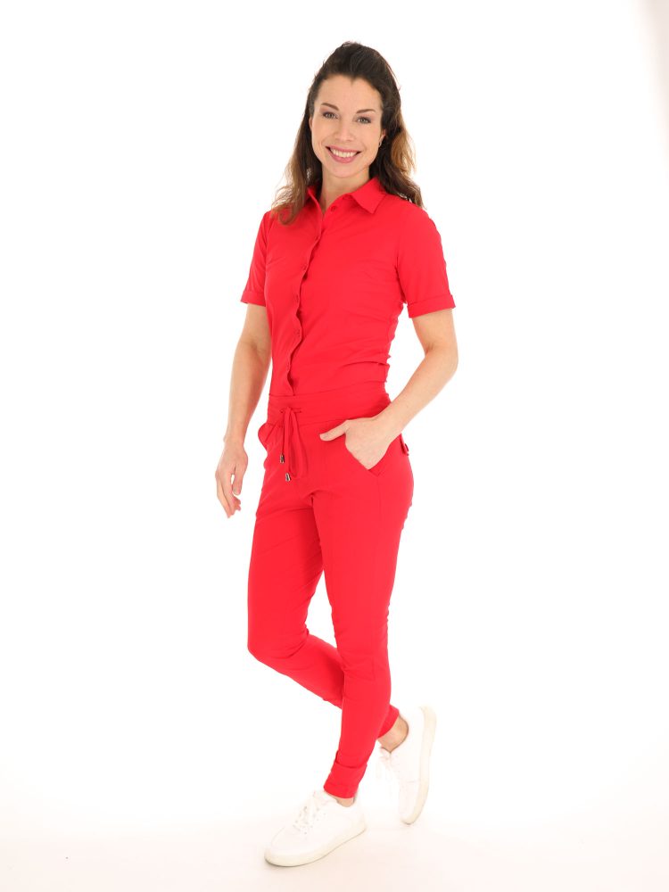 mi-piace-travel-blouse-in-egaal-zomer-rood-met-kort-mouwtje