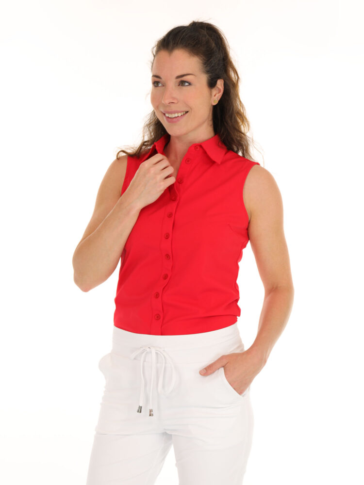 basic-travelblouse-mouwloos-in-egaal-summer-red-van-mi-piace