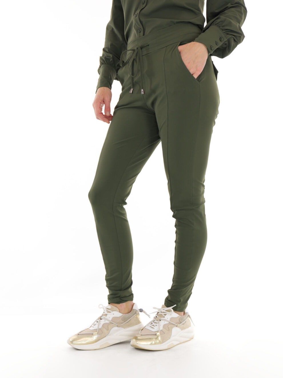 Deep Depth Travelstof Broek Van Mi Piace