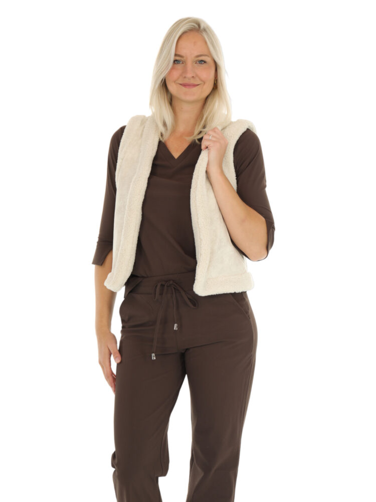 Mi-Piace-bodywarmer-wol-egaal-wit