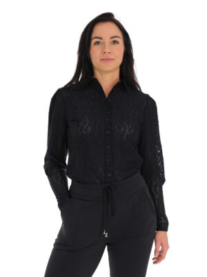 mi-piace-travel-blouse-van-kant-met-leopard-motief-in-egaal-zwart