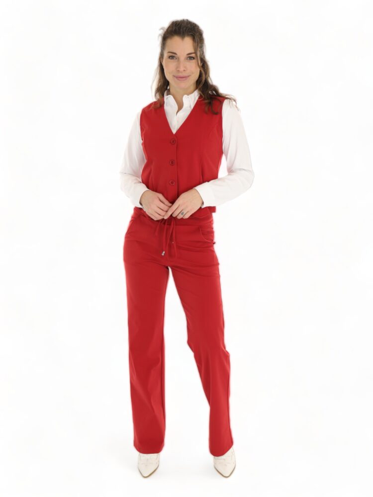 rechte-travelstof-broek-van-mi-piace-in-het-rood