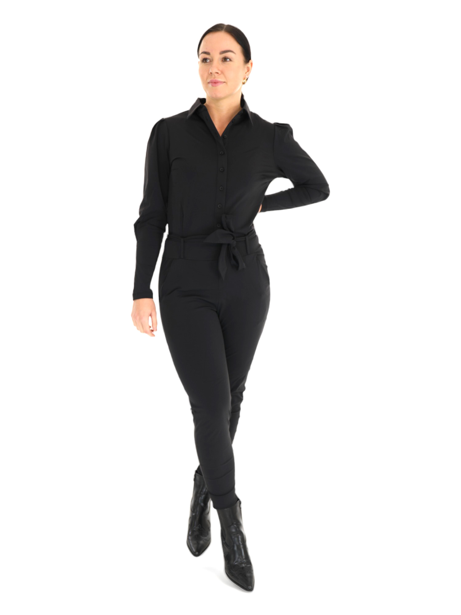 Zwarte-travelstof-jumpsuit-met-lange-mouwen-van-Mi-Piace-202349