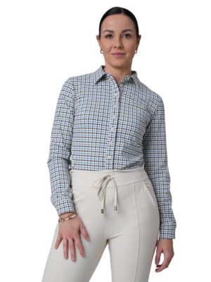 Mi-piace-blouse-60840-blauw-gehoekte-print